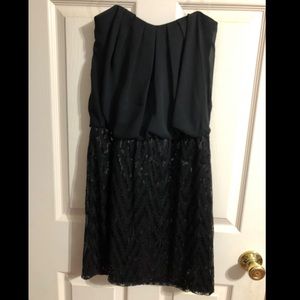 Black, Strapless, Cocktail/Formal Dress